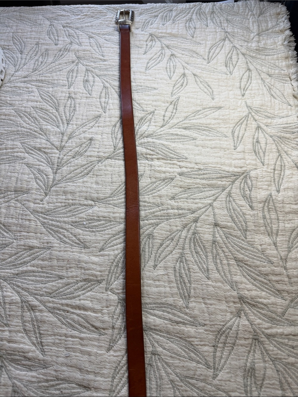 Leather Classic brown Belt;Medium